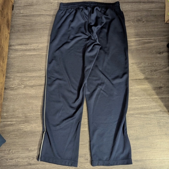 Nike Track Pants Sweat Pants Navy with White Stripe - Picture 2 of 2